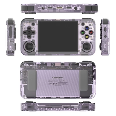 ANBERNIC RG35XX H Retro kézi játékkonzol - nagy teljesítmény - Lila, 64GB