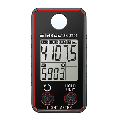 Színhőmérséklet-mérő nagy pontosságú megvilágításmérő 0,5-300000LUX - SK8201