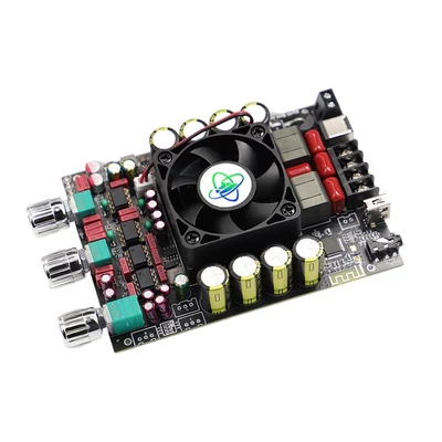 Hordozható 220W+220W BT 5.2 vezeték nélküli audio teljesítményerősítő, hangerősítő modul - Típus A