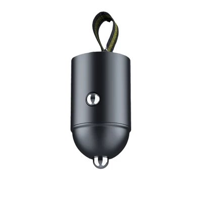 Autós töltőadapter, QC3.0+PD30W kétportos gyorstöltő