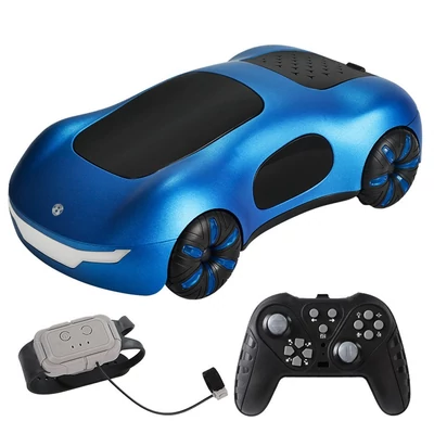 2,4 GHz-es távirányítós Drift Car dupla spray-vel, gesztusérzékelős vezérléssel - Kék, 1 akkumulátor
