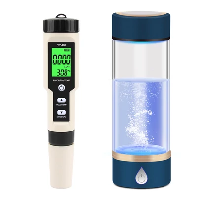 Digitális PH ORP H2 TEM vízminőség-ellenőrző toll, elemző monitor mérő