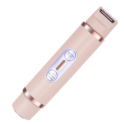 Kétfejű elektromos borotva, ajakhajra hónalj hajborotva - Pink