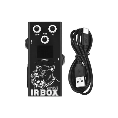 M-VAVE Guitar IR Box, effektpedál, sokoldalú szimulátor gitárhoz és basszusgitárhoz