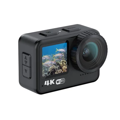 4K 60FPS akciókamera, 24MP WiFi sportkamera