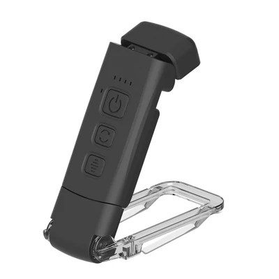 LED-es olvasólámpa USB újratölthető, csíptetős, hordozható könyvjelzőlámpa - Fekete