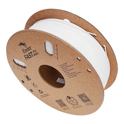 Creality Ender gyors PLA filament, 1,75 mm-es, nagy folyékonyságú, nagy sebességű 3D nyomtatási anyag (1 tekercs) - Fehér