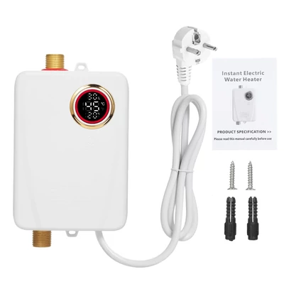 Azonnali vízmelegítő, 3500W 220V - Fehér