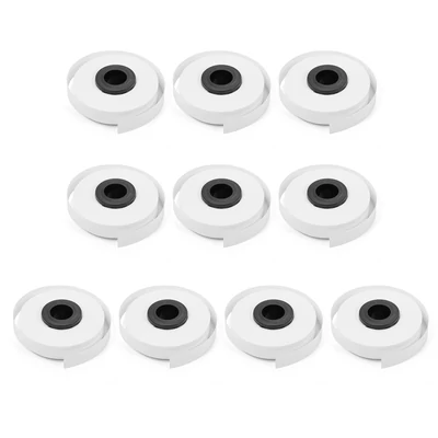 PET címkeszalagok utántöltők MAX LM címkenyomtatókhoz - 9mmx8m (10 db/csomag) - Fehér