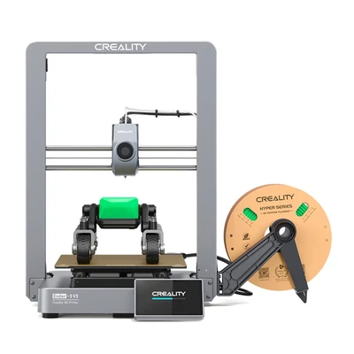Creality Ender-3 V3 3D nyomtató, automatikus szintező, 600 mm/s nyomtatási sebesség, 220 x 220 x 250 mm építési térfogat kettős fokozatú közvetlen extruder PEI nyomtatóplatformmal
