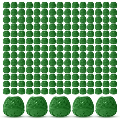 Tetováló, hímző tintacsészék vastagított talppal (200db) - Sötétzöld