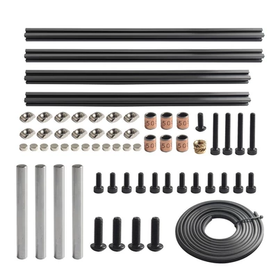 Clicky Clack hűtőajtós 3D nyomtató alkatrész-tartozék kompatibilis a 350 mm-es VORO 2.4 gépi védőajtókeret fémkészlettel