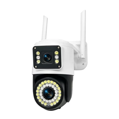 QS-JQ928AH 2MP+2MP vezeték nélküli monitoros kamera, kétlencsés falra szerelhető intelligens WiFi kamera