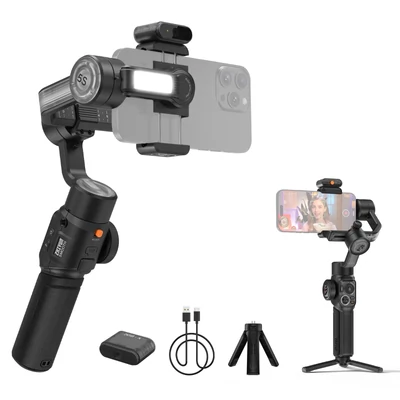 ZHIYUN SMOOTH 5S AI COMBO kézi 3 tengelyes karmantyú stabilizátor telefonhoz, vloghoz, gimbalhoz