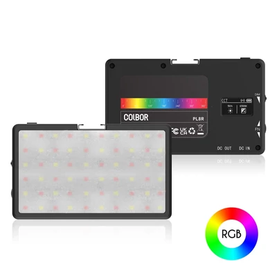 COLBOR PL8R zsebes RGB videolámpa, 2700K-6500K fényképezési LED-es kitöltőfénypanel