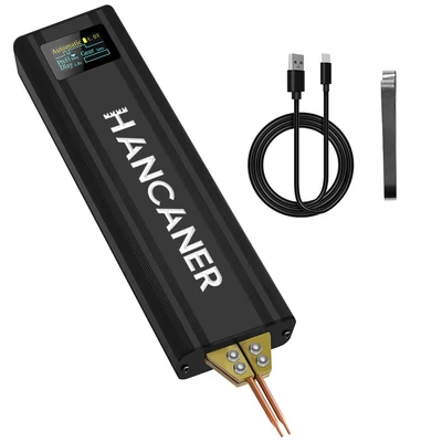 HANCANER 80 sebességfokozatú, állítható teljesítményű ponthegesztőgép, vezérlőpanel digitális kijelzővel hegesztéshez