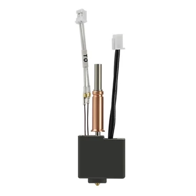 Kobra 3 Hotend 3D nyomtató-extruder nyomtatófej-készlet 24V 50W - 0,4 mm-es sárgaréz fúvókával, hűtőborda nélkül