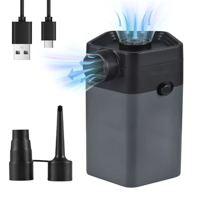 Mini légszivattyú, vezeték nélküli újratölthető 6000pa 2850 ford./perc felfújható / leereszthető, 120 l/perc