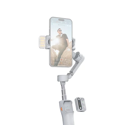 hohem iSteady X3 bővíthető 3 tengelyes okostelefonos karmantyú stabilizátor, összecsukható telefon vlog gimbal stabilizátor - Szürke