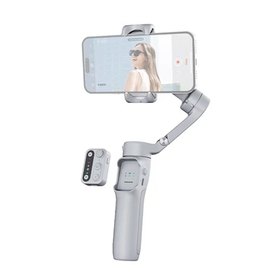 hohem iSteady X3 SE hordozható 3 tengelyes okostelefonos karimbal stabilizátor, összecsukható telefon vlog gimbal stabilizátor - Szürke