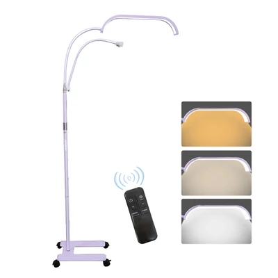 Andoer HD-G63X 36 W LED töltőlámpa, padló LED videolámpa, szépség állólámpa