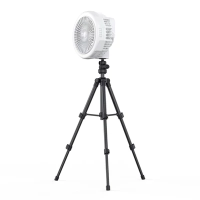 Összecsukható állványos ventilátor asztali ventilátor/mennyezeti ventilátor/padlóventilátor 3 az 1-ben - Fehér