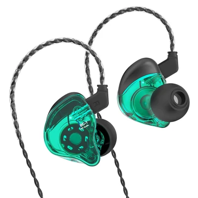 CCZ Melody In-Ear Monitor fülhallgató, zajszűrés, színpadi dinamikus fejhallgató - Zöld, A típus