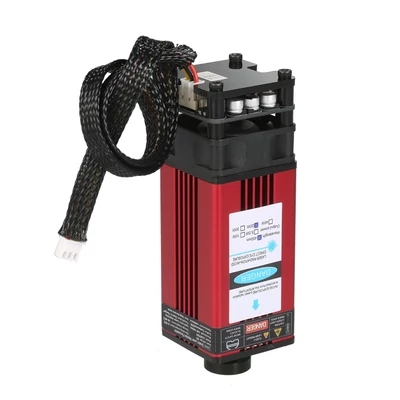 Lézer modul, 450 nm gravírozó lézerfej, nagy pontosságú gravírozás - 20 W