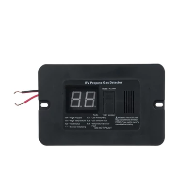 Digitális lakóautó propángáz érzékelő 85 dB hangos riasztással, DC 12 V (kis méretű)