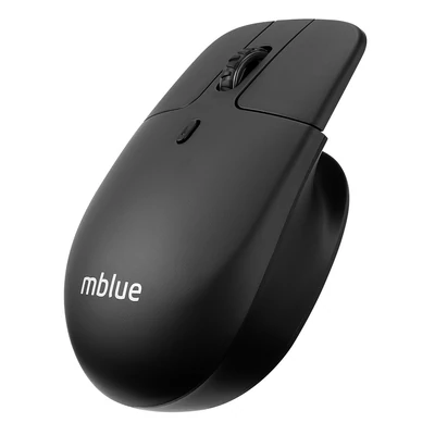 mblue M203 2.4G vezeték nélküli játék egér - könnyű, újratölthető és ergonómikus - Fekete