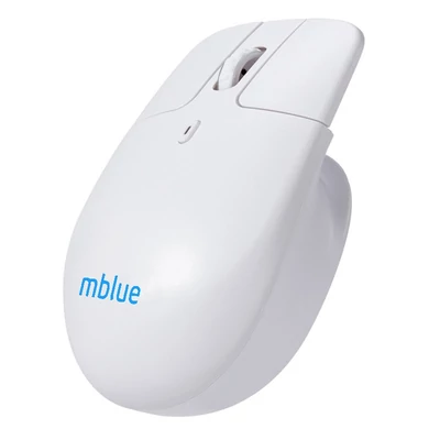mblue M203 2.4G vezeték nélküli játék egér - könnyű, újratölthető és ergonómikus - Fehér