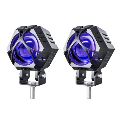 Motorkerékpár vezetőlámpák, Kerek LED-es ködlámpák (2 csomag)