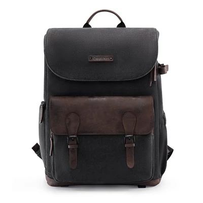 Cwatcun D128 fényképezőgép táska, fényképező hátizsák, nagy kapacitású fényképezőgép tok állvány tartóval - kis méret