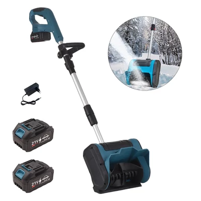 Elektromos hókotró, újratölthető akkumulátoros háztartási kocsis hóseprő