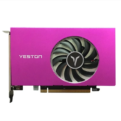 Yeston RX550-2G 4HD 4 képernyős grafikus kártya, támogatja az osztott képernyőt
