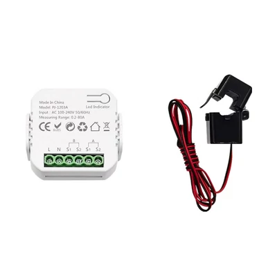 Tuya energiakapcsoló, többfunkciós tápfeszültség / árammérő - ZigBee, 1 db