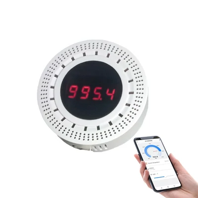 Tuya intelligens légköri nyomásérzékelő hőmérséklet- és páratartalom-érzékelő funkcióval - ZigBee