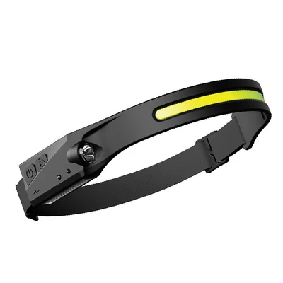 USB-érzékelős fejlámpa, kültéri kerékpáros lámpa, USB-vel töltött éjszakai futólámpa