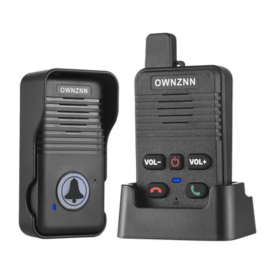 Vezeték nélküli kapucsengő kaputelefon, újratölthető intelligens kapucsengő