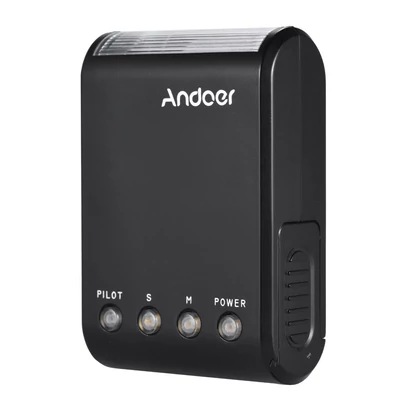 Andoer WS-25 professzionális hordozható mini digitális slave vaku Speedlite