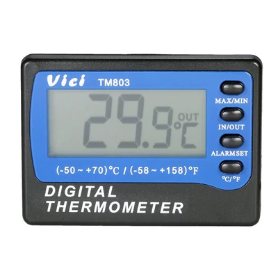 Vici Mini LCD digitális hőmérő, hőmérsékletmérő