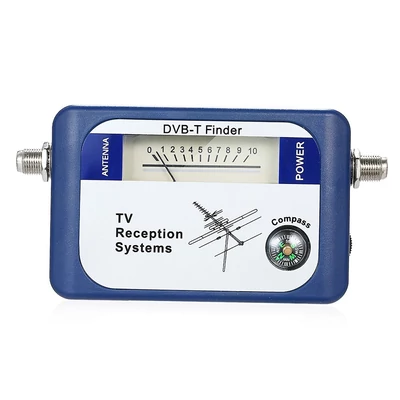 DVB-T digitális műholdjel-kereső mérő, földi antenna TV antenna iránytűvel