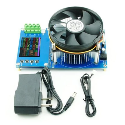 150 W 20A állítható állandó áramú elektronikus terhelés, 2,4 hüvelykes TFT színes kijelzővel