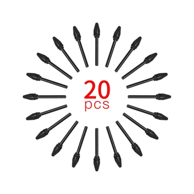 BOSTO cseretollhegyek, minden BOSTO grafikus monitorral kompatibilis - Fekete, 20db