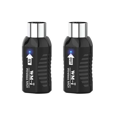 WM-i Vezeték nélküli MIDI Adapter - Gitárhoz, billentyűsökhöz, fúvós hangszerekhez - Alacsony késleltetés
