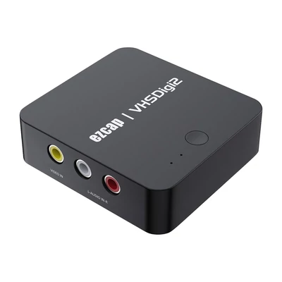 ezcap181P videó digitalizáló és rögzítő eszköz analóg-digitális átalakításhoz VHS, DVD és játékkonzol forrásokból, HD kimenettel