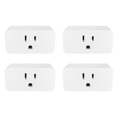 TY APP intelligens WiFi konnektor szett (4 db) - 2,4 GHz-es, 16A-es okos aljzat távirányítással és időzítővel otthoni készülékekhez