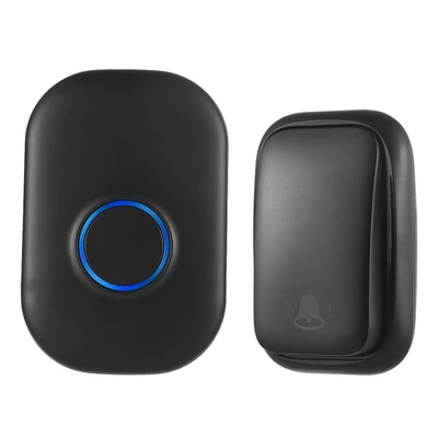 Vezeték nélküli ajtócsengő IP44 vízállóság 200 méteres hatótáv 32 dallam állítható hangerő