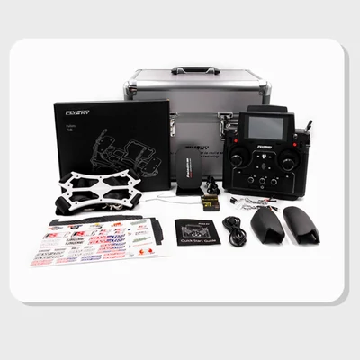 FLYSKY 2.4G adó, 18 csatorna, 5D Hall-érzékelős karok, AFHDS 3, 3,5" érintőkijelző RC járműhöz (alumínium doboz csomagolás)