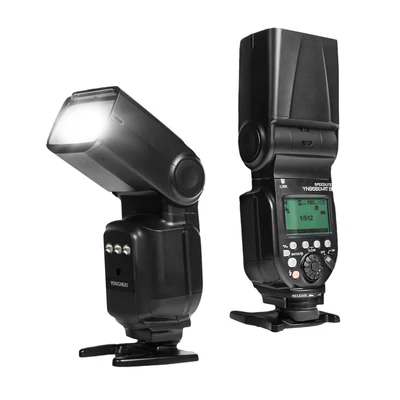 Yongnuo YN968EX-RT III frissített vakufény master/slave TTL speedlite GN60 1/8000s HSS LED segédfénnyel Canon DSLR-hez.